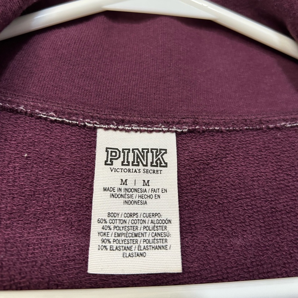 Victoria's Secret PINK Maroon Sweatshirt